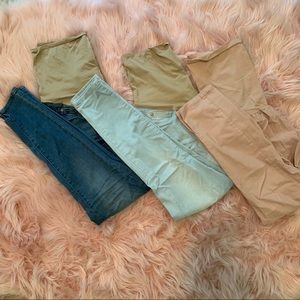 Bundle- 3 pairs of maternity skinny jeans (medium)